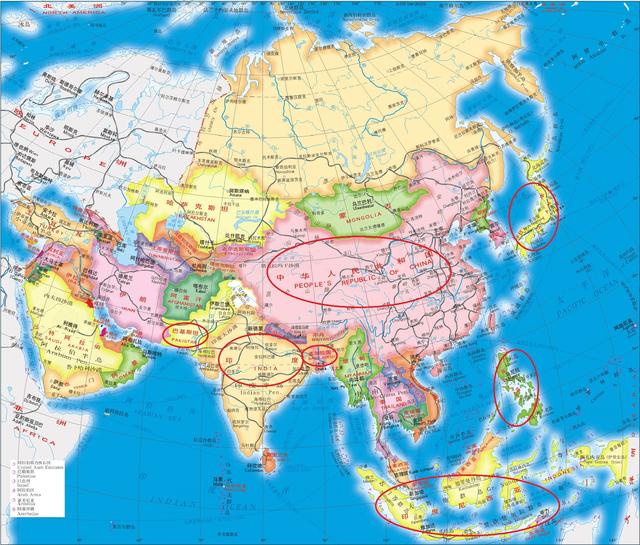 亚洲由多少个国家和地区组成2021年亚洲有哪些发达国家