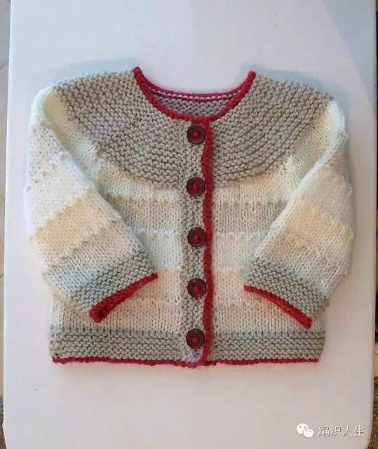编织人生儿童毛衣儿童条纹毛衣这样织简直太好看了