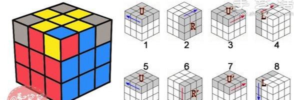 魔方教程公式口诀七步7步还原三阶魔方轻松锻炼宝宝左右脑