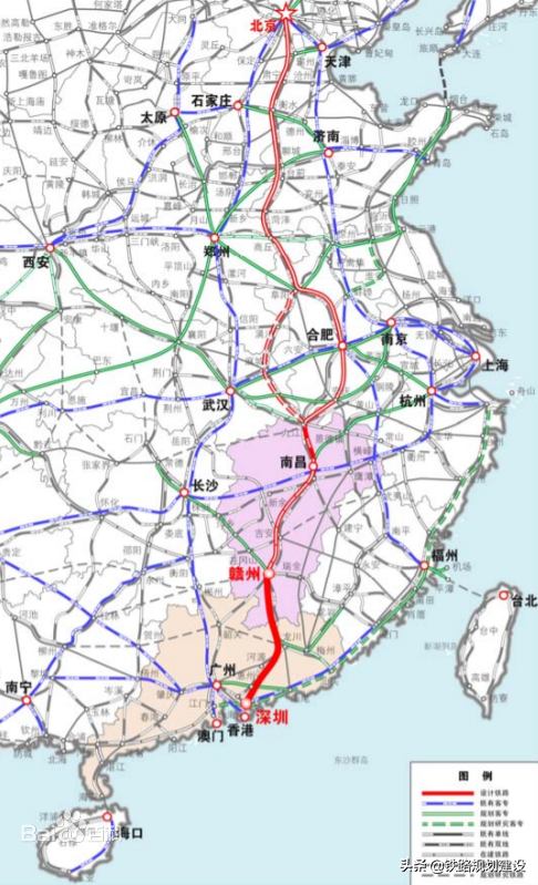 京九高铁原计划2021年全线通车,现在还有638km未开工,分歧严重